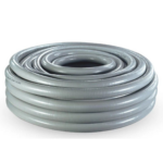 Conduit Flexible Metálico/PVC Gris 25MM Exterior Rollo 30 M