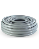 Conduit Flexible Metálico/PVC Gris 25MM Exterior Rollo 30 M