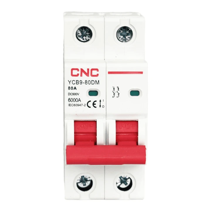 719 (2) Interruptor Automático 2x80A DC 6kA CNC - Imagen 1